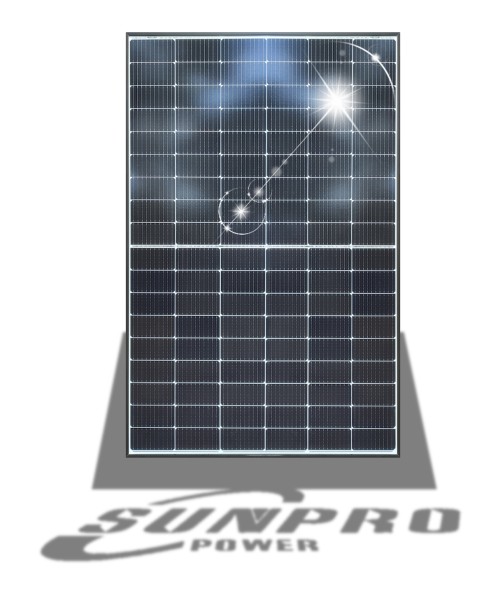 Solarmodul SunPro Power 410 Wp Photovoltaik PV Modul Monokristallin Schwarz