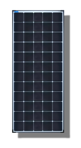 Sunpower Solarmodul 220Wp Solarpanel 24V Wohnwagen Camping Garten Boot